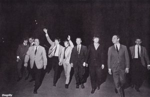 The Beatles ��������� � ���-���� 28 ������� 1964 �. ����: ���� ������.