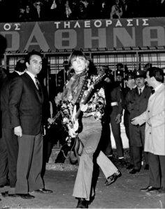 17 ������ 1967 ����: �Rolling Stones� ��������� ����������� ����� ��������� �� �������� �Panathanaikos� (�����, ������).