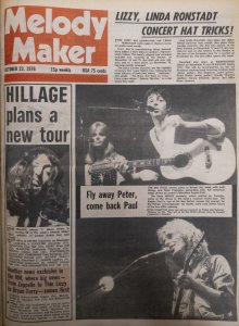 �� Melody Maker � 23 ������� 1976