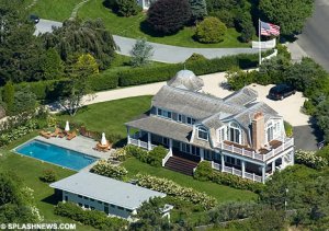 Millionaire's playground: Nancy's home in the exclusive Hampton's resport on New York's Long Island