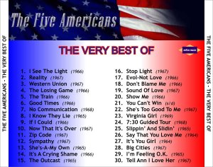 Five Americans - The Very Best Of Five Americans (2003)  Rear.  Total: 69:32